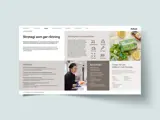 Uppslag från Axfoods års- och hållbarhetsredovisning 2023 – Producerad av Solberg 