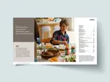 Spread from Axfood's annual and sustainability report 2023 - Produced by Solberg