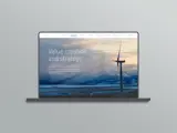SKF Annual Report 2022 on a laptop