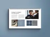 Spread from SKF's Annual and Sustainability Report 2023 - Produced by Solberg