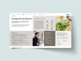Spread from Axfood's annual and sustainability report 2023 - Produced by Solberg